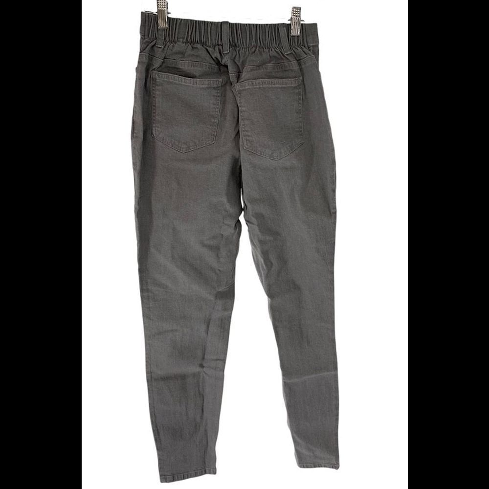 Denim & Co. Classic Waist Stretch Jeggings Grey Denim - Regular - Picture 2 of 2